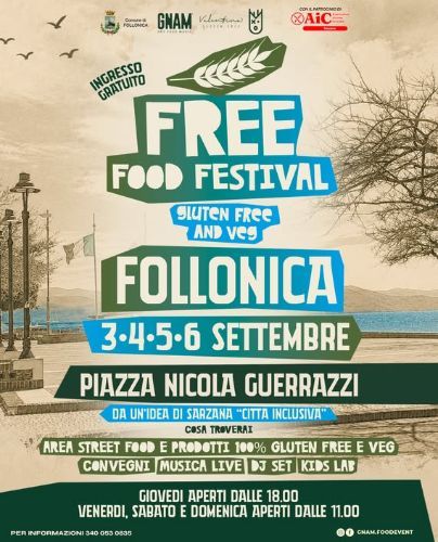 FREE FOOD FESTIVAL FOLLONICA 2026