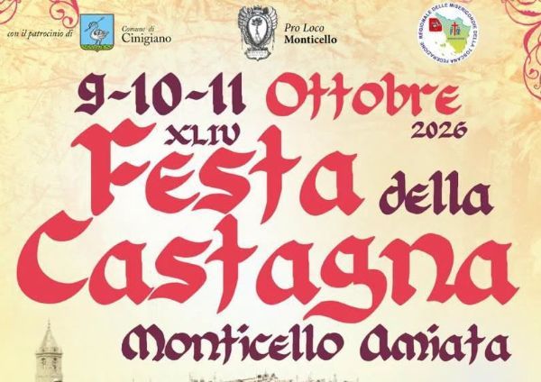 Festa della Castagna 2026 a Monticello Amiata