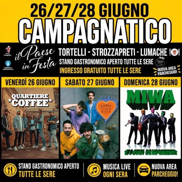 CAMPAGNATICO PAESE IN FESTA! 